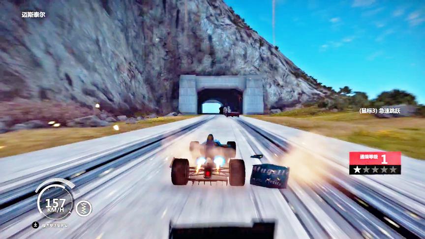 小林热游解说：F1赛车碰撞火车头，最后被轰炸成废铁！