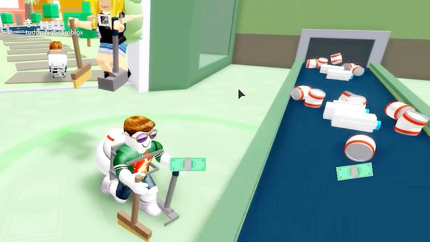 波波仔解说 roblox 捡垃圾模拟器：今天我是环卫工人，保护环境！