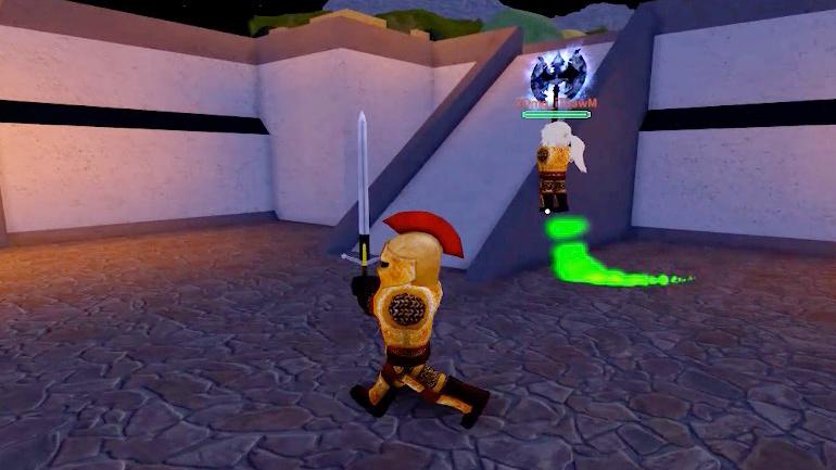 波波仔解说roblox虚拟世界“中世纪战争”：roblox有会发光武器！