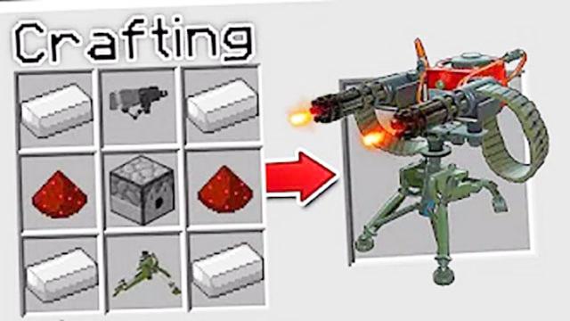 我的世界模组秀EP14：凋零都会怕的机枪Mod