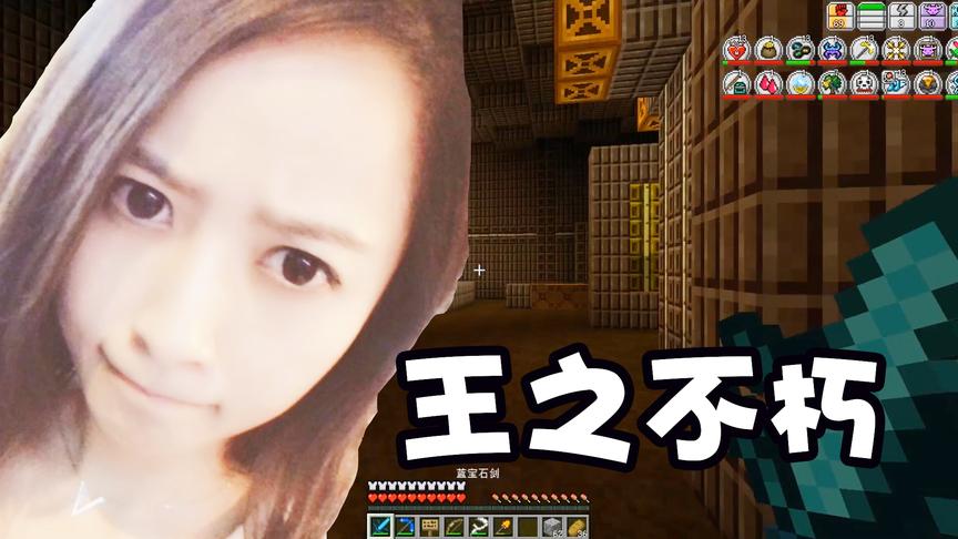 我的世界虚无世界生存39：王之不朽世界，因为音效恐怖被吓回来！