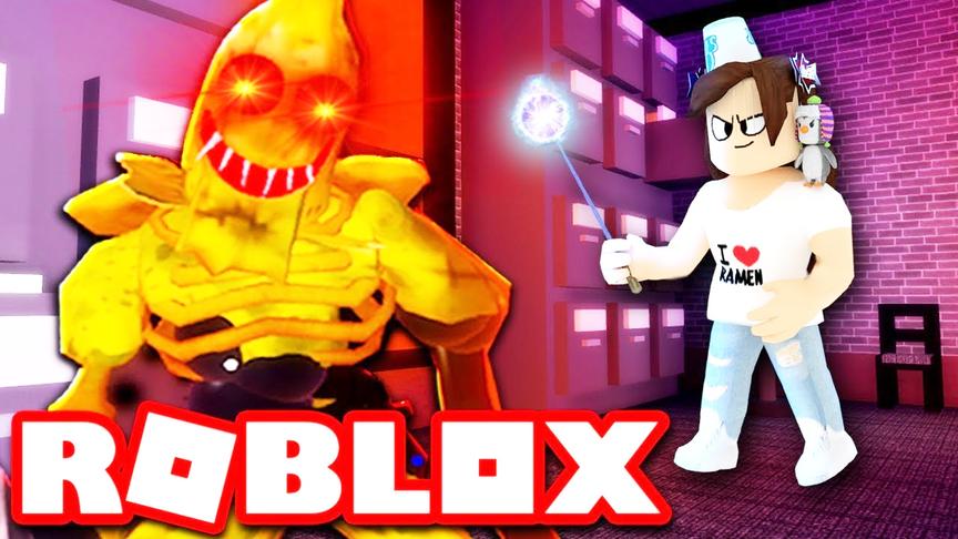 小飞象解说 Roblox魔法城堡 大战可怕恶魔！我被香蕉怪兽盯上了？