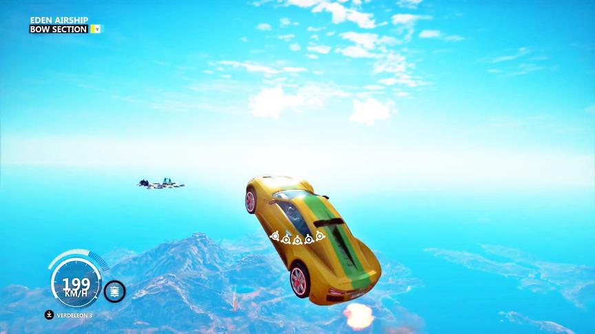 小林解说：在天空航母驾驶跑车，冲下去结果会怎样？