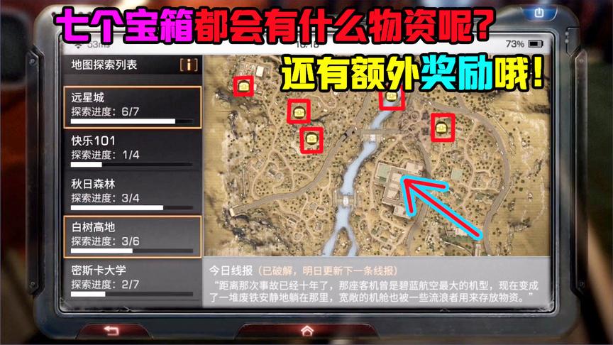 明日之后107：集齐七个宝箱就能领取神秘奖励？你们都知道吗？