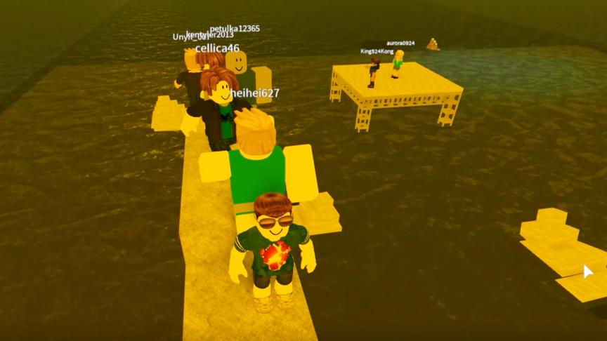 波波仔解说 roblox 洪水灾害模拟器：游戏变难了！连续5把没赢！