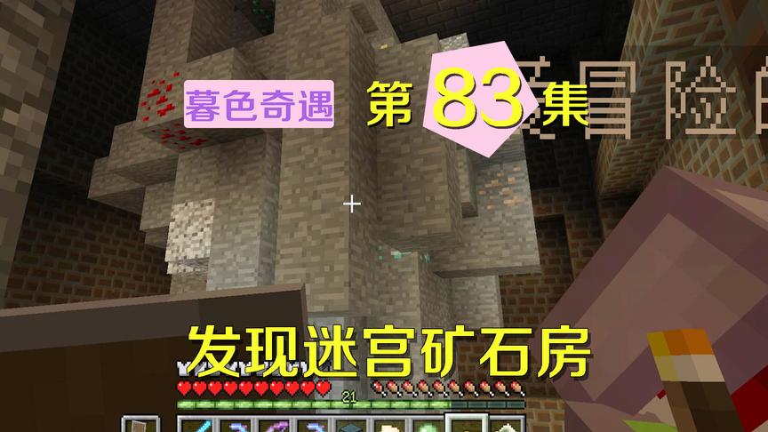 我的世界阿阳暮色奇遇83：静静带我到矿石房，这里宝藏超乎想象