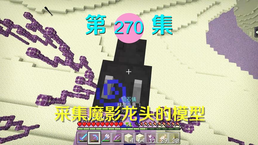 我的世界阿阳历险记270：末影龙的头到底有啥用？轻易被我践踏