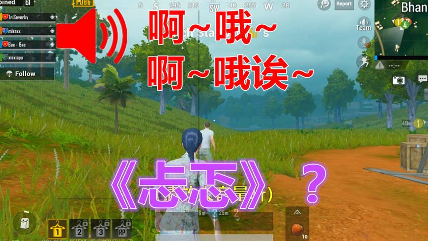 刺激战场：越南队友放神曲忐忑，听到我全程忐忑