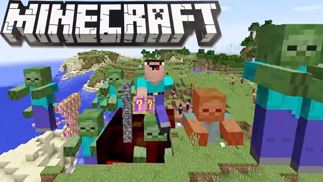 幸运方块大挑战 开箱自带BGM又被怪物狂虐 我的世界模组秀EP46