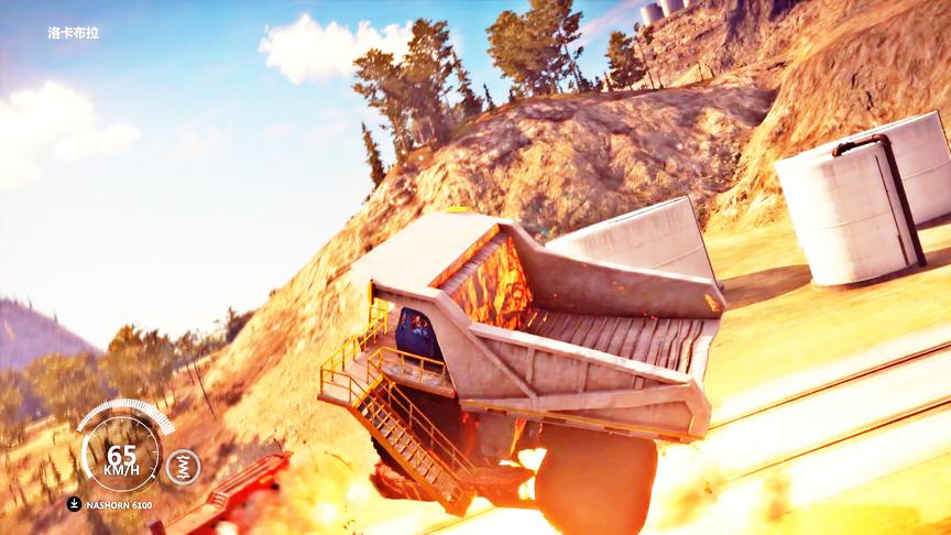 正当防卫3：矿车直接压爆火车，这也太重了！