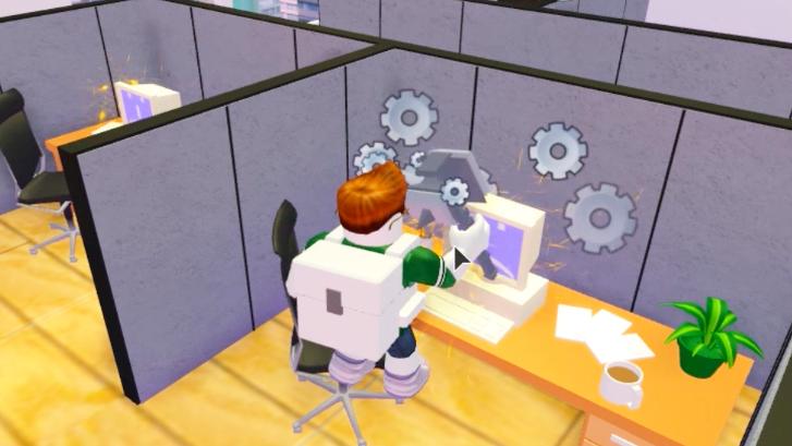 波波仔解说 roblox 技术模拟器：见过要用锤子砸才能好的电脑吗？