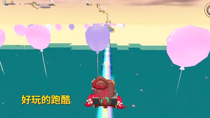 迷你世界：小伙伴为我推荐了1个搬砖跑酷，我一路狂奔冲到了终点