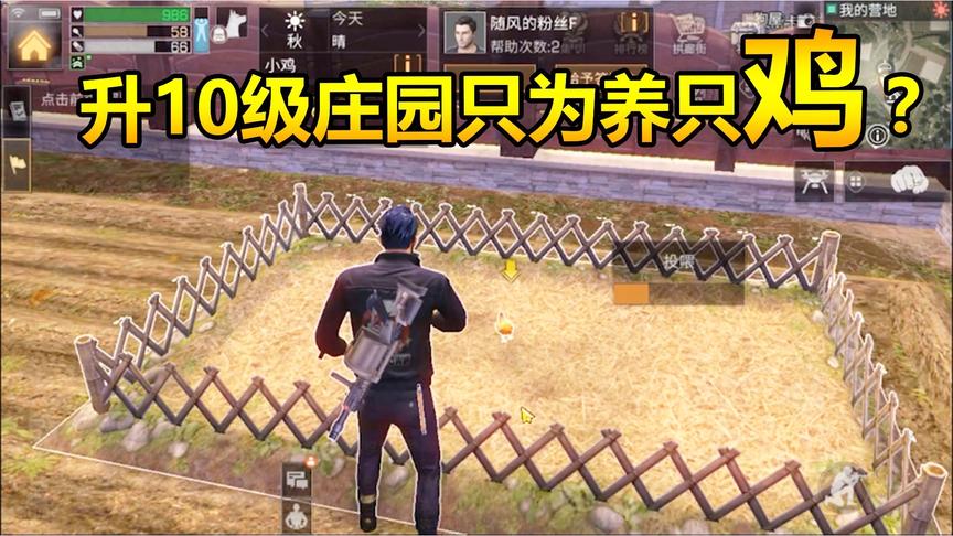 明日之后17：阿风升10级庄园不为变强，只是为了一只鸡！