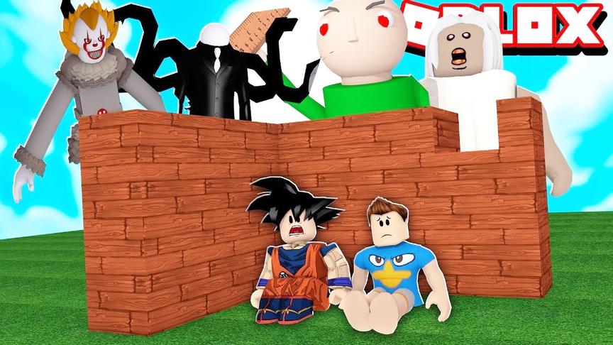小飞象解说 Roblox建造生存模拟器 丧尸围城！阻挡机器人军团！