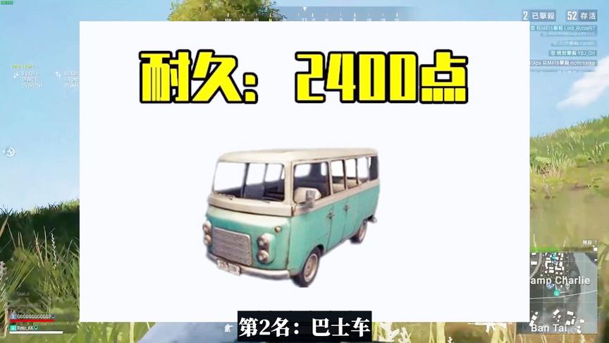 吃鸡小讲堂：最耐打的3个道具，巴士车仅排第2，第1每局最多3辆！