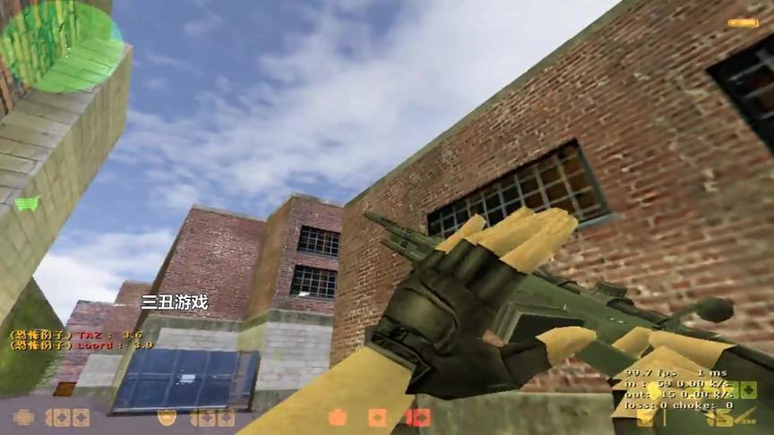 CS1.6：当对方拥有一名顶级狙击手，战神NEO视角更能感觉他的强大
