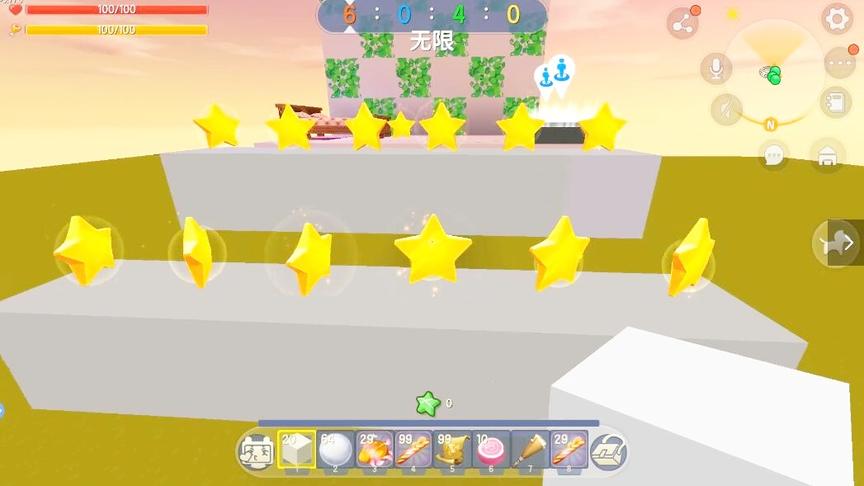 吃星星跑酷，差点就被超过去了，还好最后展现了实力。