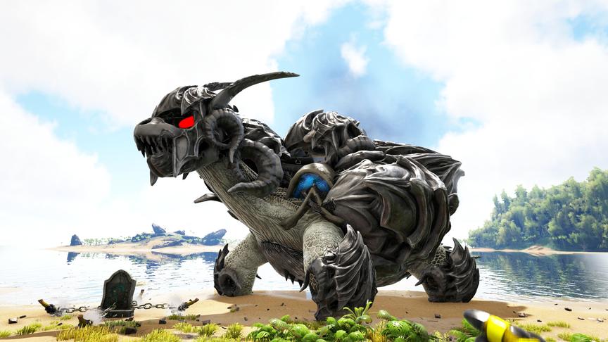 妖月 方舟生存进化 洪荒29 破除神兽玄武封印！驯服四大神兽玄武