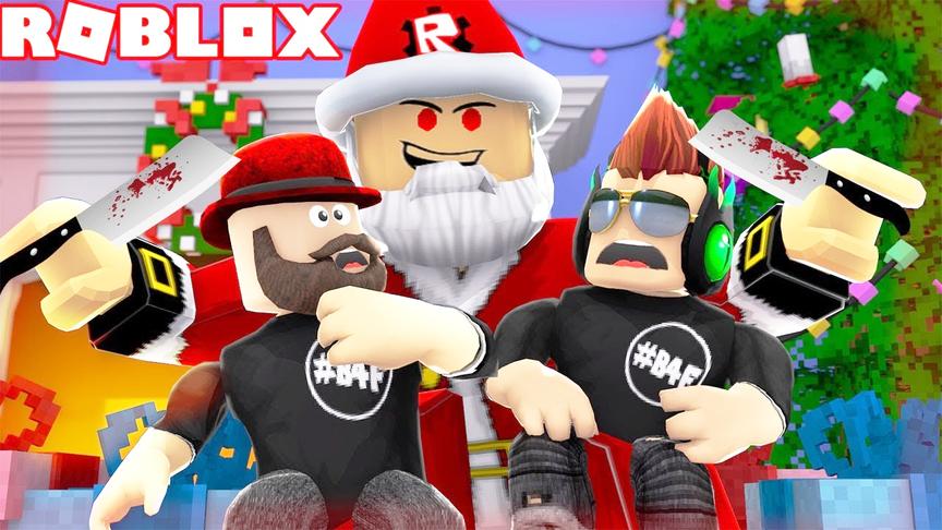 小飞象解说 Roblox逃离圣诞老人的家 我被困在了雪人的肚子里？