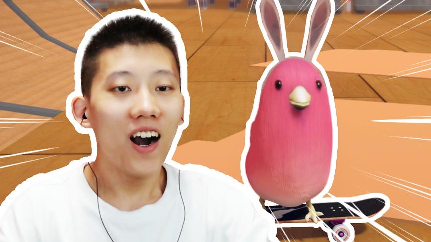 滑板小鸟！你见过小鸟玩滑板吗？鲤鱼Ace解说