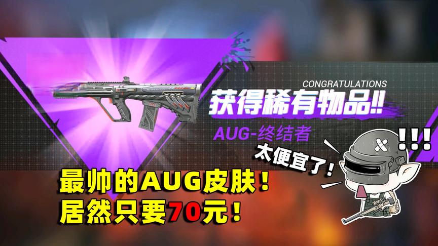 可爱的Anna：入坑终结者！全新外形的AUG皮肤，居然只要70块？