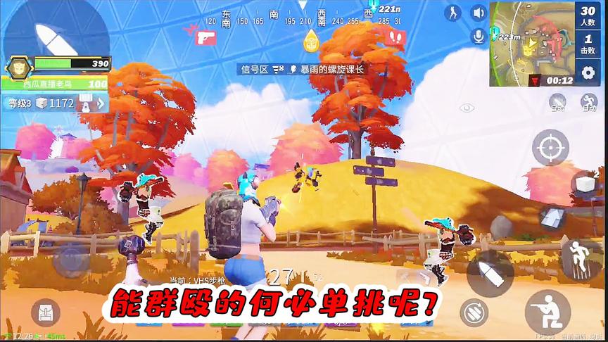 堡垒前线：非法组队大黄蜂模式，能群殴的何必单挑