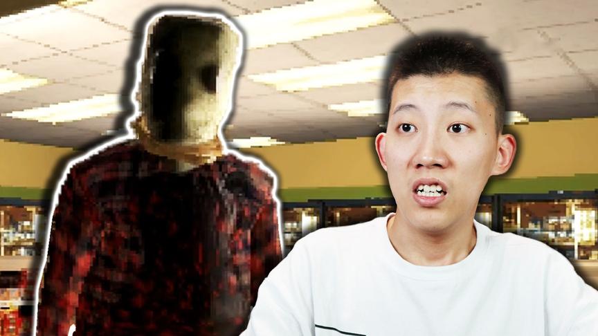 夜班模拟器，半夜超市的门突然被打开了！鲤鱼Ace解说