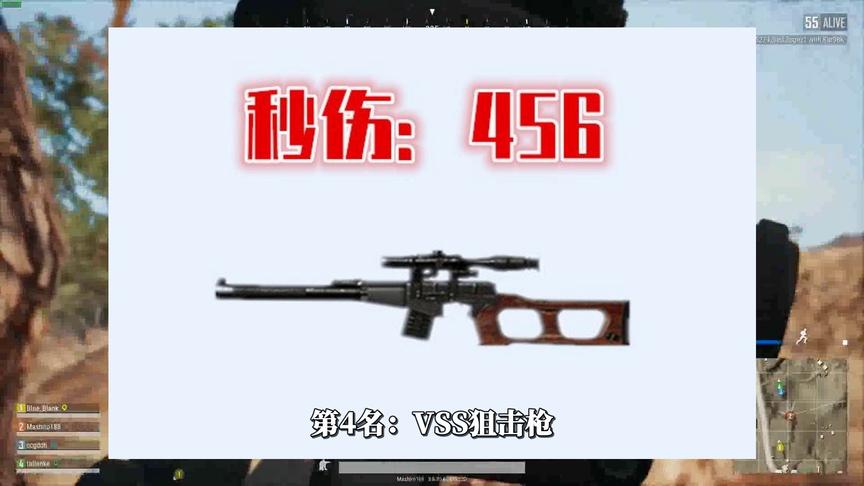 吃鸡小讲堂112：秒伤最高的4把冷门武器，它dps高达720，却没人用