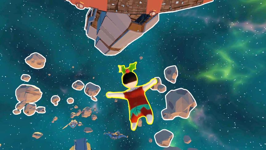 乐美解说 人类一败涂地 葫芦娃穿越到了外太空 征服了1艘宇宙飞船
