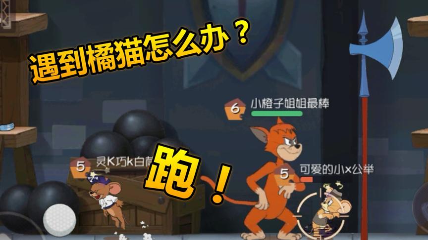 猫和老鼠手游：当遇到橘猫后，老鼠们直接上天！