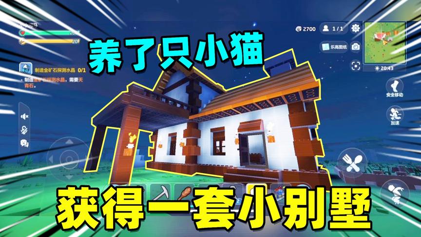 乐高无限：在新的世界里我拥有一套豪华小别墅，养了一只汤姆猫