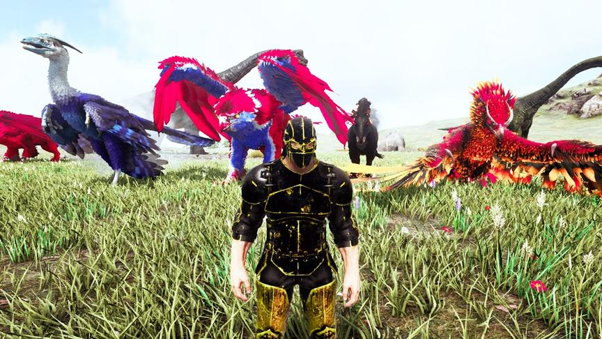 方舟生存进化 原始恐惧15 发现恶魔死神！驯服闪电狮鹫