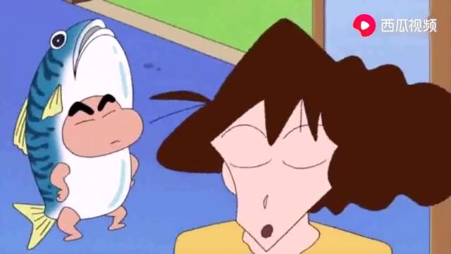 蜡笔小新吃洋葱鲭鱼 西瓜视频