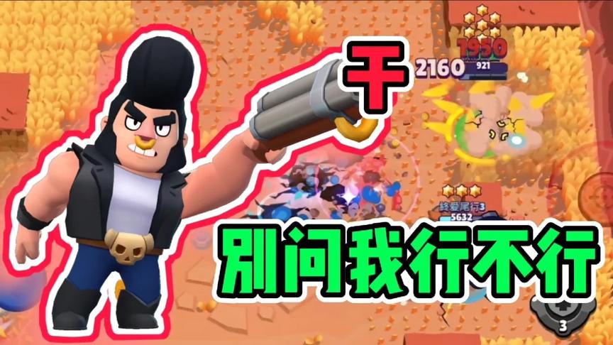 荒野乱斗：全草丛地图，非常适合公牛雪莉等近战英雄