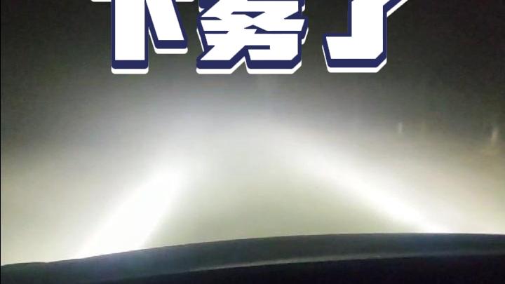 今天这雾有点大呀