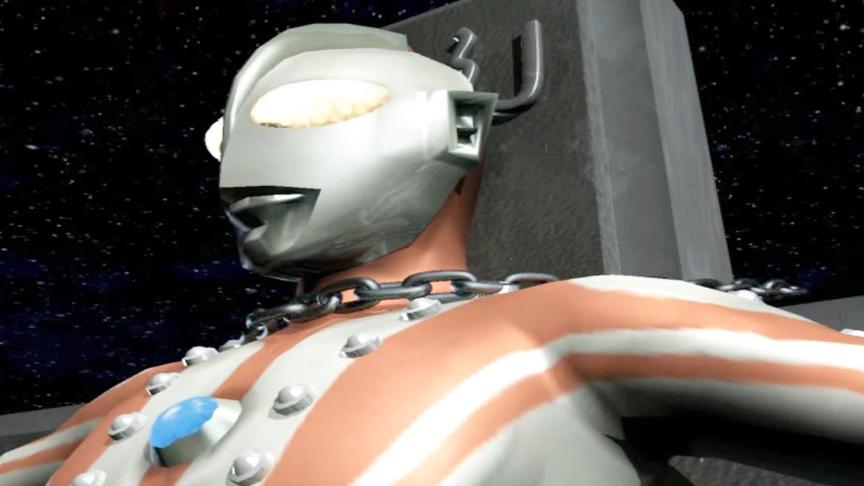 恶魔之子将4位奥特曼绑在了十字架上，戴拿奥特曼能否阻止恶魔