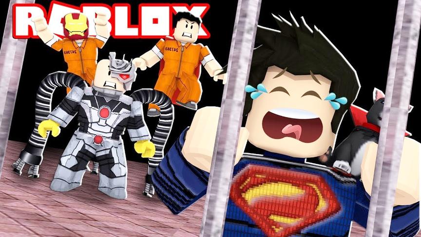 Roblox超级英雄逃生：我居然被冤枉关进了监狱？小飞象解说