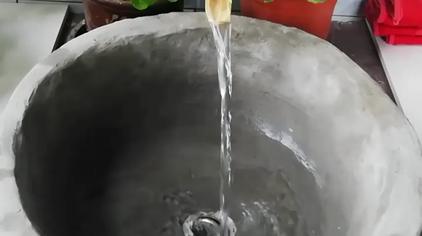 Diy水泥自制洗手台 西瓜视频