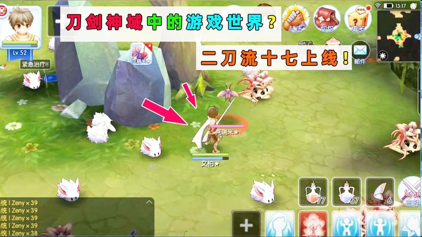 仙境传说RO：动漫刀剑神域中的游戏世界！二刀流十七剑士上线！