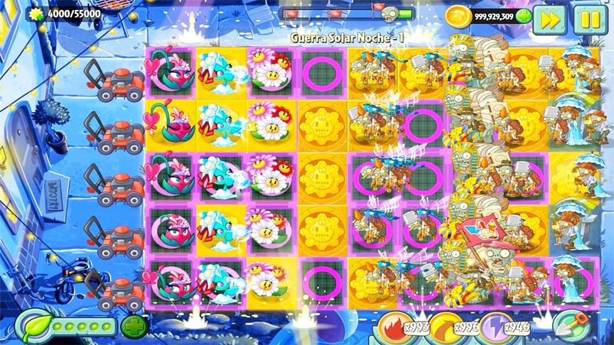 太阳战争25，生产55000阳光+袖珍版僵尸偷袭，颜值队能否顺利通关