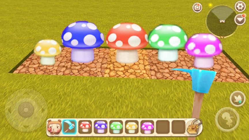 迷你世界：新版作物“七彩蘑菇”？每一种颜色代表不同的能力？