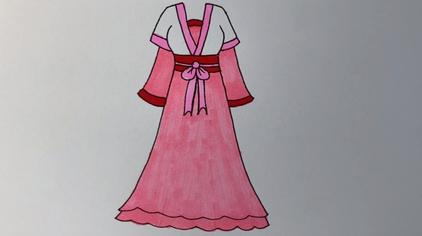 古代裙子画法教程 西瓜视频