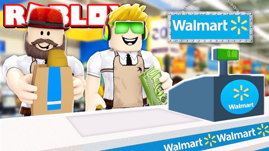 小飞象解说 Roblox沃尔玛大亨 新超市开业！麦当劳居然免费？