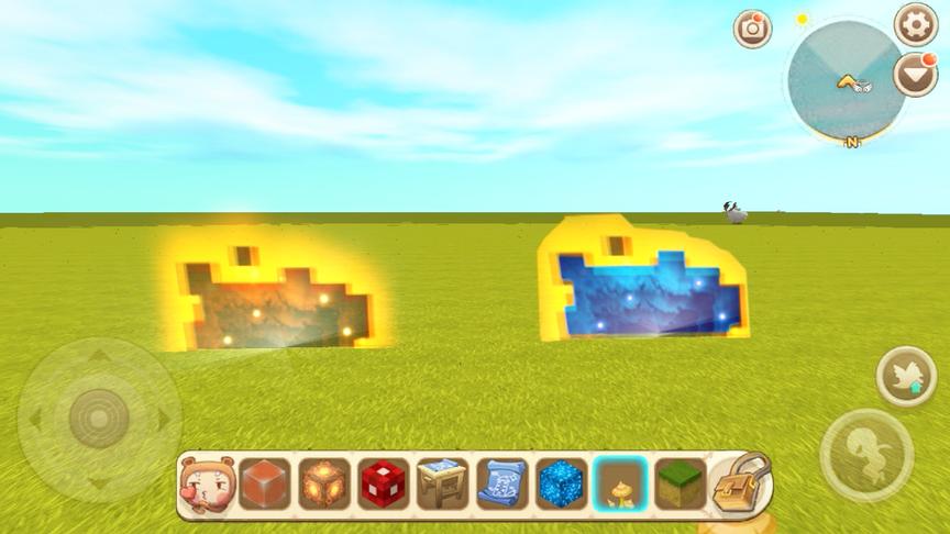 迷你世界：陷入地下的传送门！一半通往天堂令一半通往地心世界？