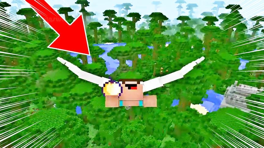 我的世界更多翅膀模组 终于可以飞了