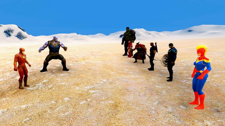 灭霸联手闪电侠有能力屠杀复仇者联盟吗？最后结局不是一般的意外