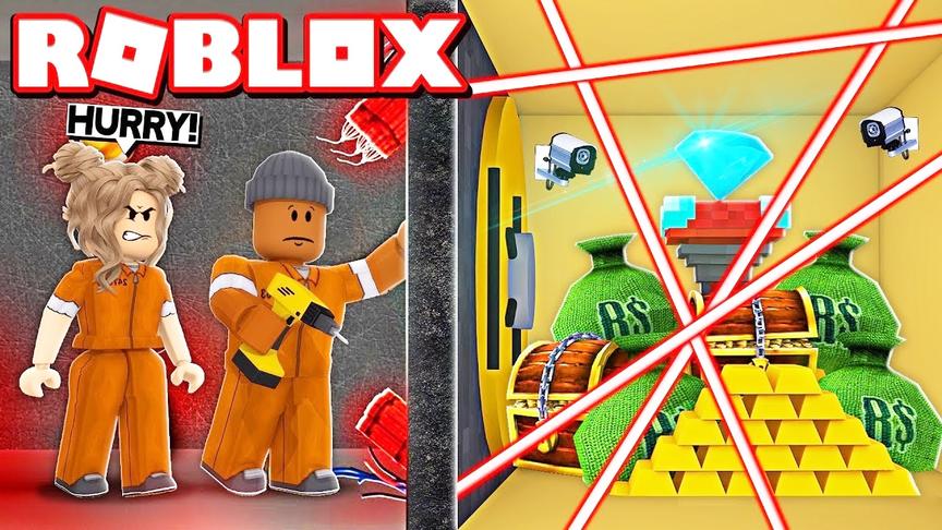 Roblox罪犯大亨：生产金币和武器！伪装成别人进入银行金库!