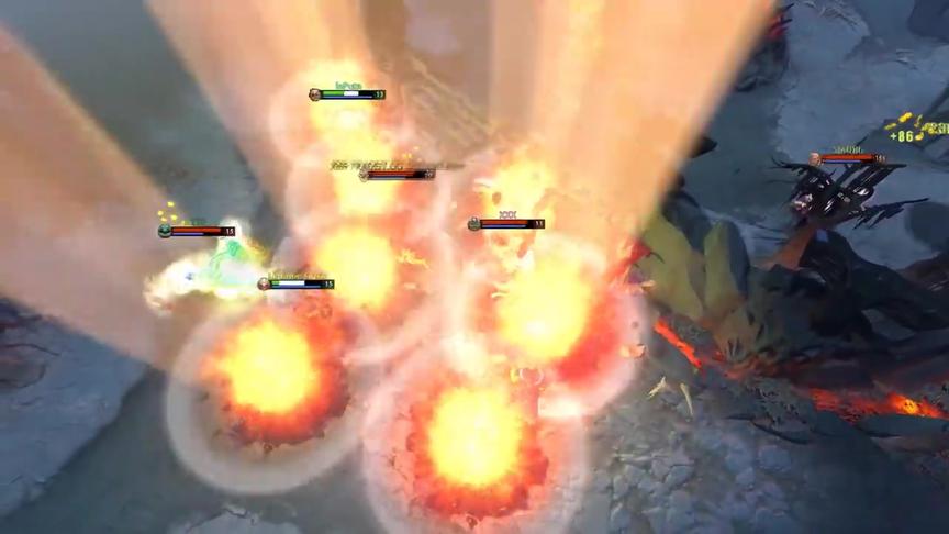 DOTA2搞笑时刻：这真是一场完美的5杀暴走表演秀