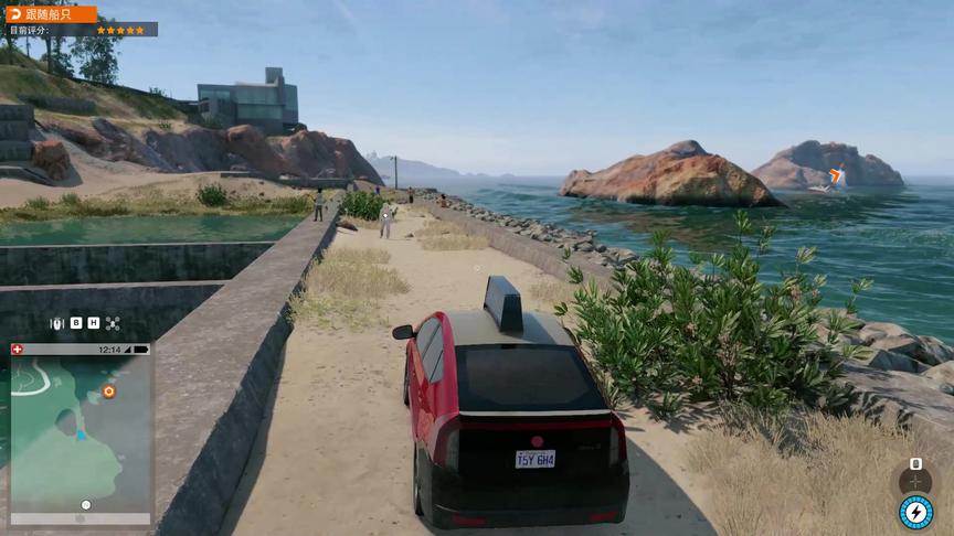 看门狗2:今天做出租车司机  拉到了一个小姐姐 让我跟随他男友