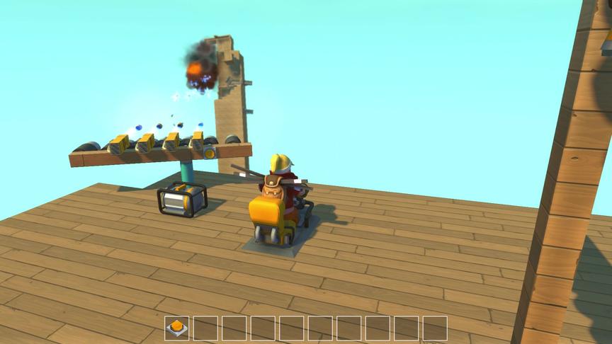 废品机械师:太空计划 空间站上安装导弹 击中其他空间站 太厉害了